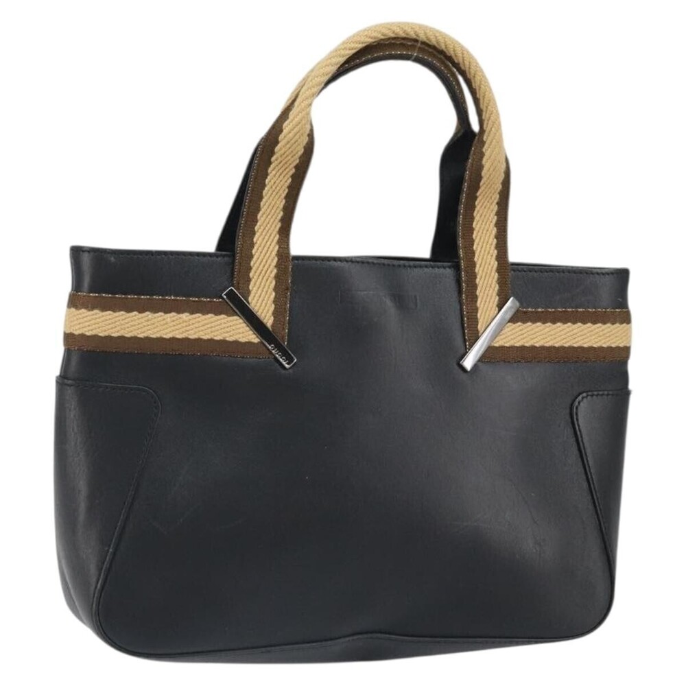 Gucci Vintage Web Tote Leather